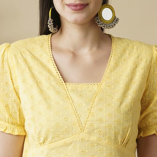 Globus Women Top (GS565719_Yellow_M)