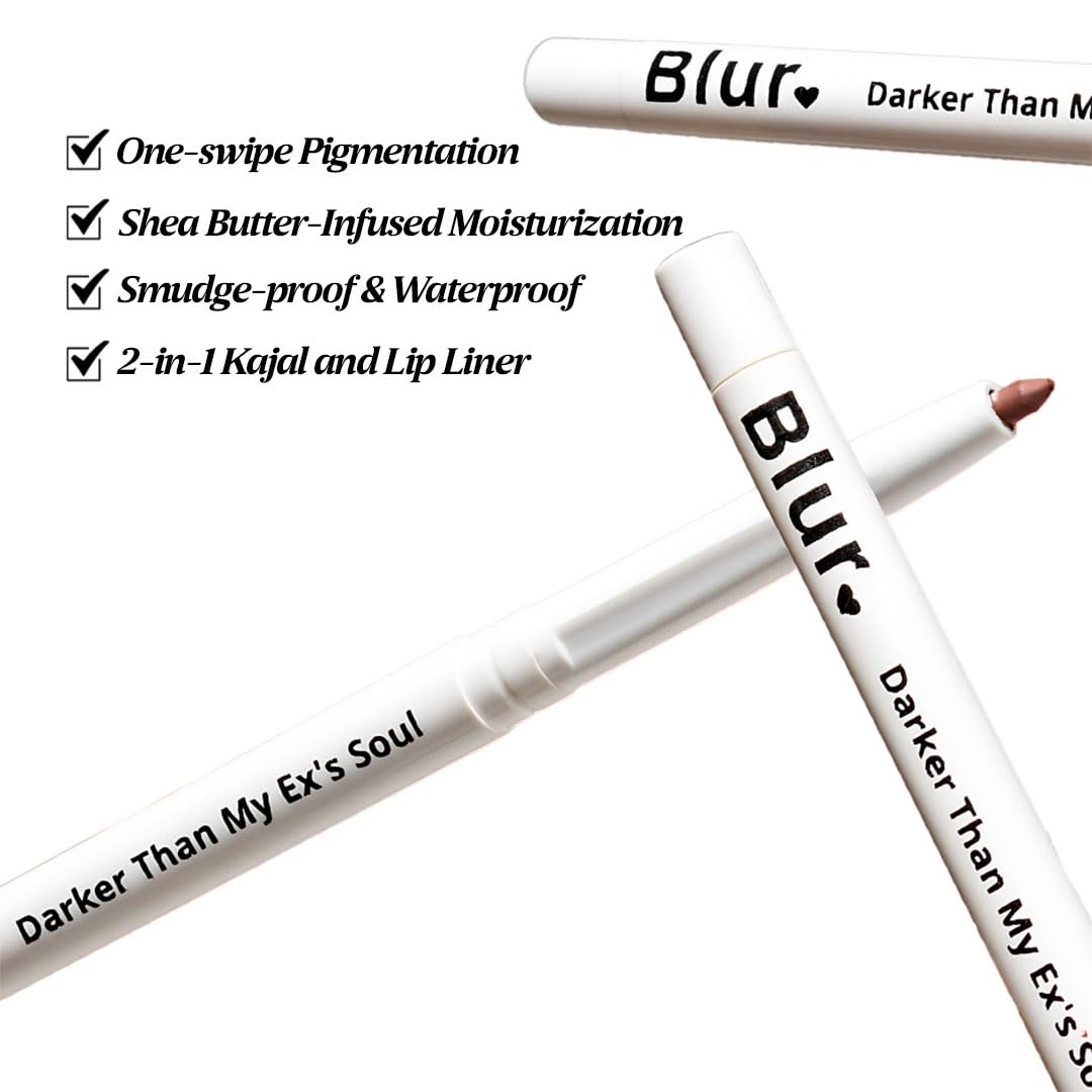 Blur india Perfect Mini Plum Lip Kit | Plum Lipstick + Mauve Gloss + Berry Lip Liner