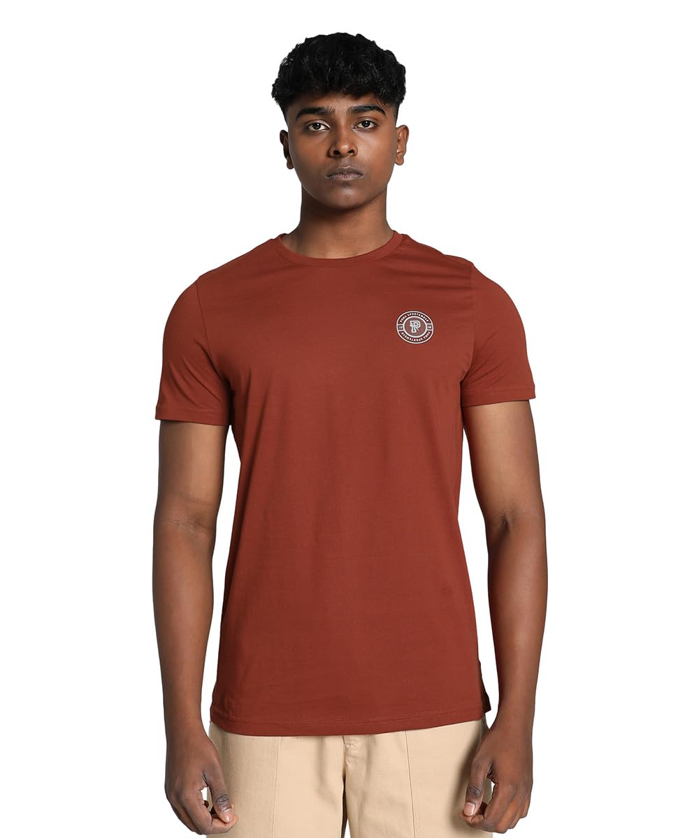 PUMA Men, Men's Round Graphic SS Tee, Mars Red, S, (68944563)