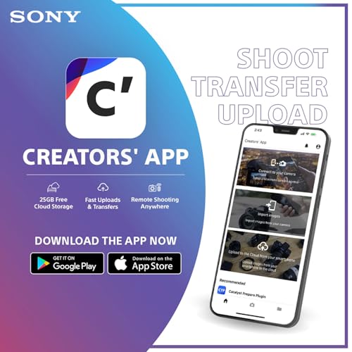 Sony Alpha ILCE-7M4 Full-Frame Hybrid Camera 33MP Interchangeable-Lens Mirrorless Camera Body (4K 60P Video Recording, Real-Time Eye AF for Humans, Birds, Animals) - Digital_Zoom, Black,