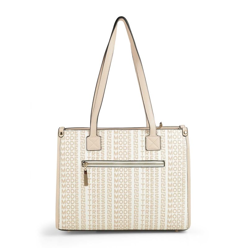 tresmode RIGA Beige Women's Vegan Leather Handbag