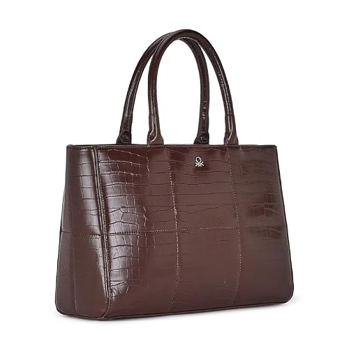 United Colors Of Benetton Viola Women Pu Handbag - Choco Brown