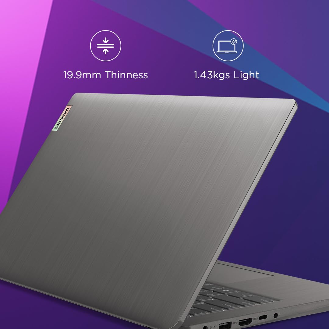 Lenovo IdeaPad 3 12th Gen Intel Core i3-1215U 14 Inch (35.5cm) FHD Thin & Light Laptop (8GB/512GB SSD/Windows 11/Office Home 2024/3months Game Pass/Arctic Grey/1.43Kg), 82RJ00G0IN
