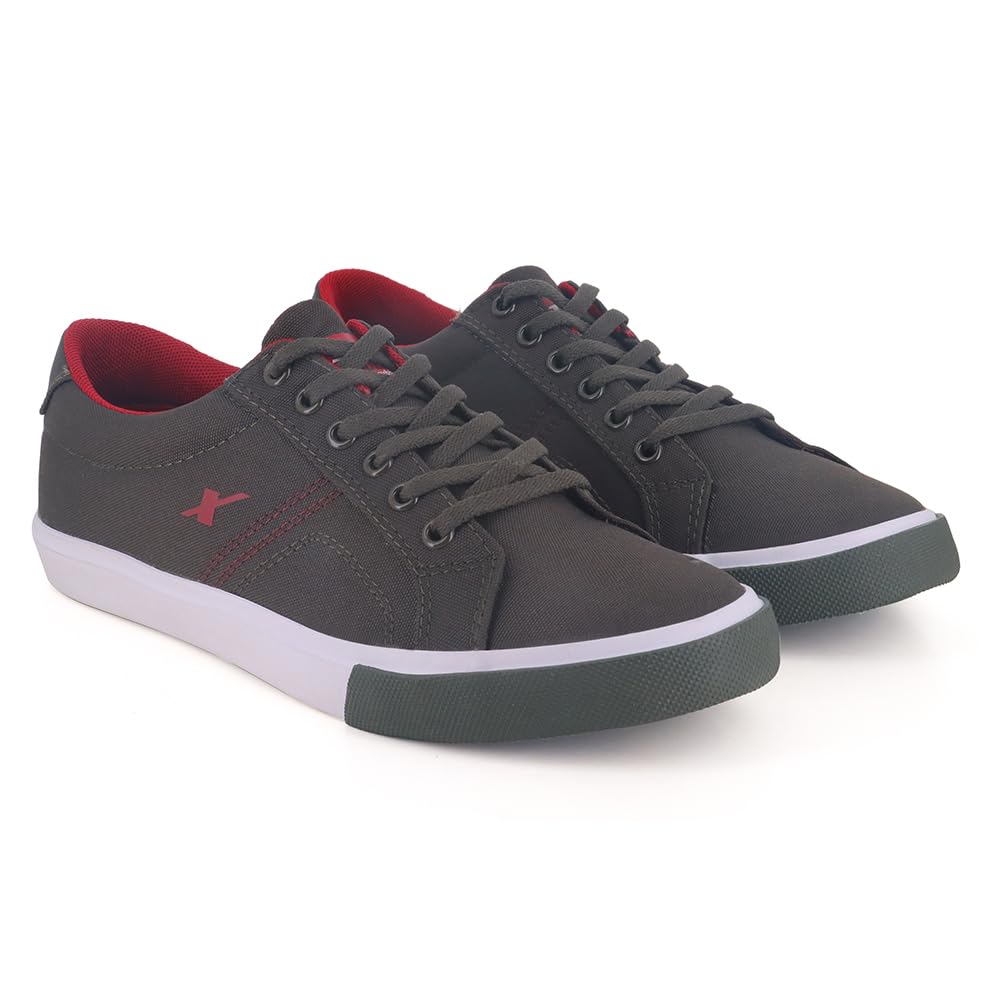 SPARX Mens SM 671 | Stylish, Comfortable | Maroon Sneaker - 9 UK (SM 671)