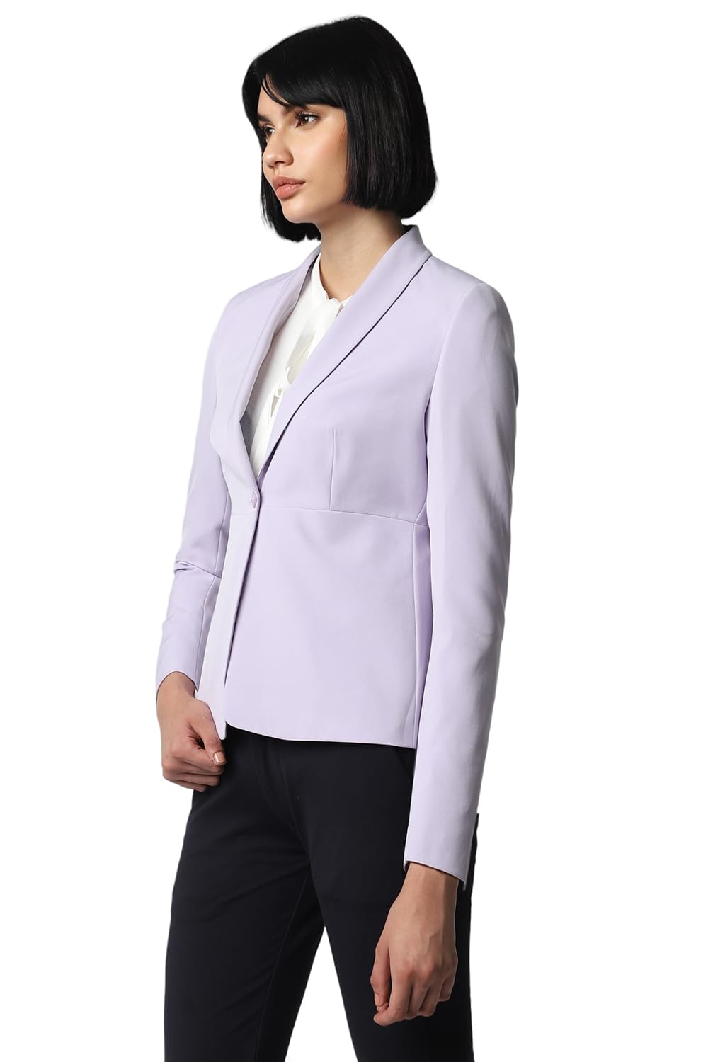 Van Heusen Women's Fashion Formal Blazer VWBZFRGF256086_Purple