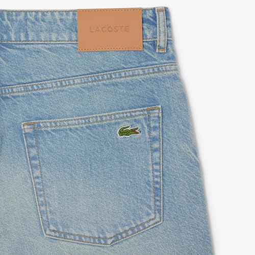 Lacoste Straight Fit Denim Bermuda Shorts
