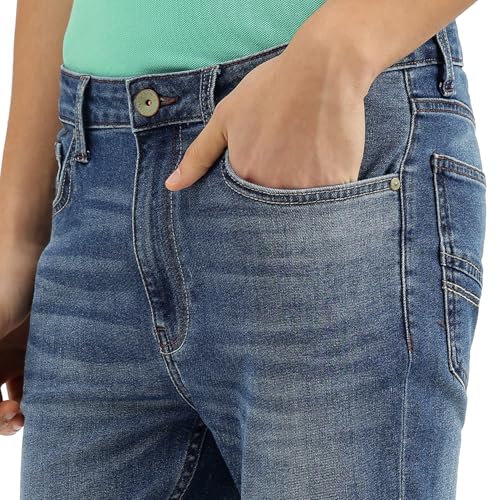 United Colors of Benetton Men's Low Crotch Jeans (25A4REJE1390I901_Blue