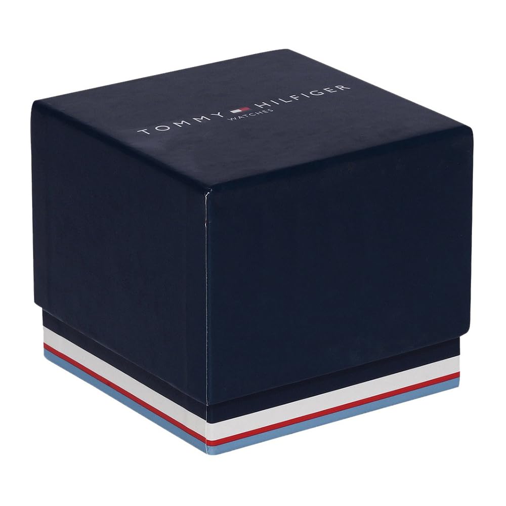 Tommy Hilfiger Quartz Blue Dial Two Toned Stainless Steel Strap Analog Watch for Women