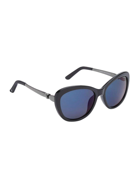 Giordano UV Protected Cat Eye Women Sunglasses (56 | Blue Lens)
