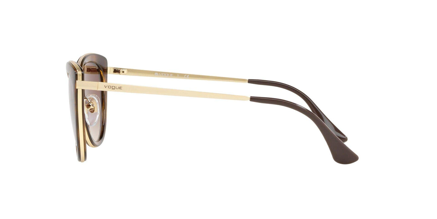 Vogue Eyewear UV Protected Butterfly Sunglasses for Women ( 0VO4101SI | 55mm | Brown )