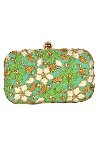 DUCHESS! Handicraft Item Very Beautiful Clutch (Green)