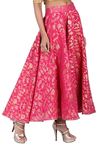 W for Women Full Maxi Skirt (18FES55455-72624_Pink_WM)