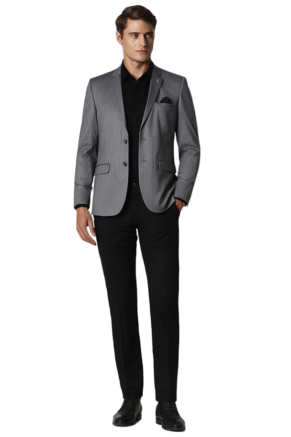Van Heusen Men's Blazer (VHBZVKULF217225_Grey