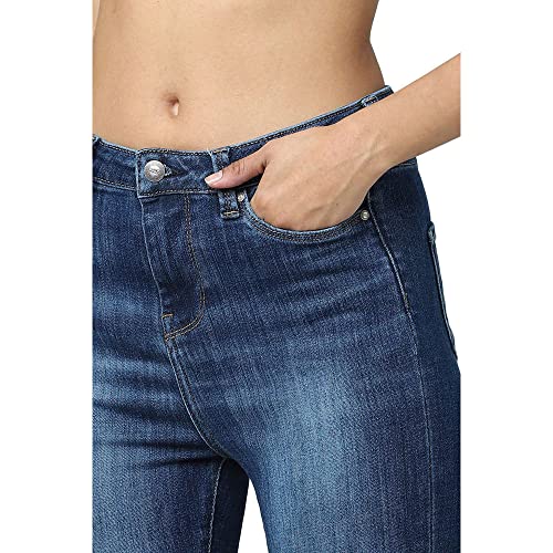 ONLY Women's Skinny Jeans (15285596-Dark Blue Denim_Dark 28)