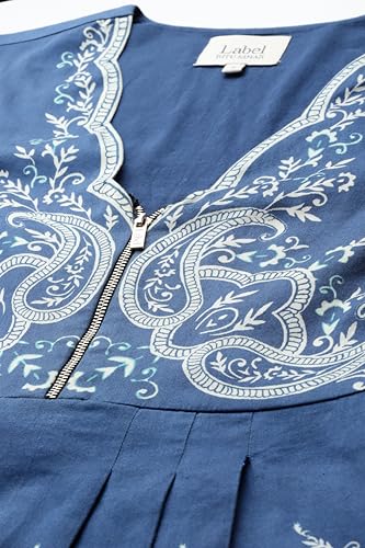 Label RITU KUMAR Blue Fallon Long Dress