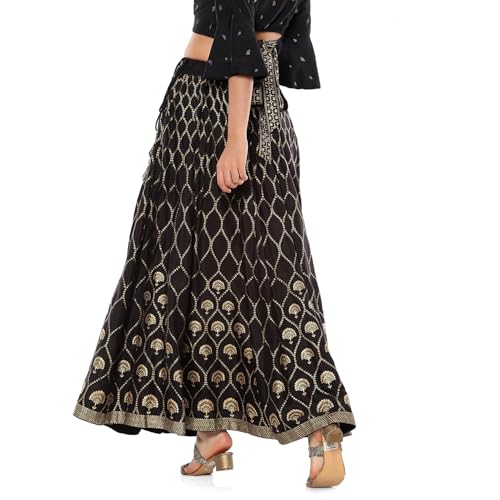Biba Women's Black Shantoon Skirt_S