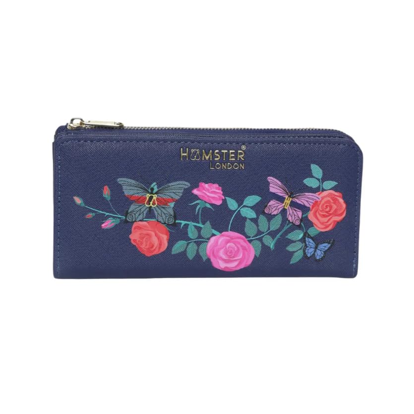 HAMSTER LONDON Millionaire Oxford Wallet - Navy