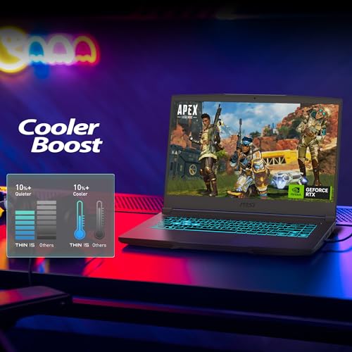 MSI Thin 15, Intel 12th Gen. Core i7-12650H, 40CM FHD 144Hz Gaming Laptop(16GB/1TB NVMe SSD/Windows 11 Home/NVIDIA GeForce RTX 3050,GDDR6 4GB/Cosmos Gray/1.86Kg), B12UC-1690IN