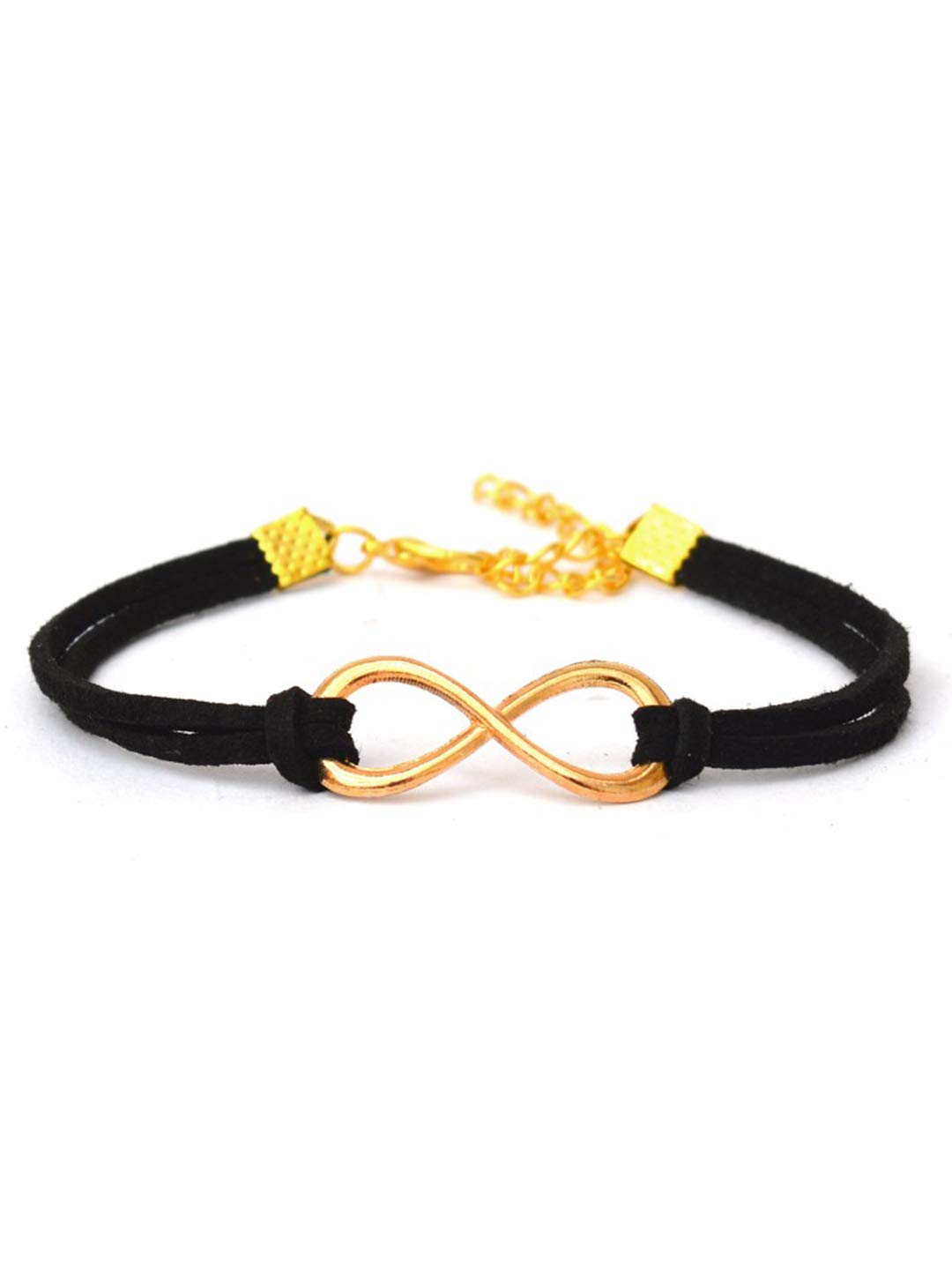 Joker & Witch Noir Black and Rosegold Analogue Watch Bracelet Set for Women