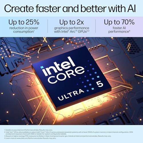 HP Pavilion Plus AI Laptop, Intel Core Ultra 5 125H, 10-12 Tops, 16GB LPDDR5x, 512GB SSD, 14-inch(35.6cm) 300 nits, WQXG Care Pack 2 Years Additional Warranty with Onsite Support