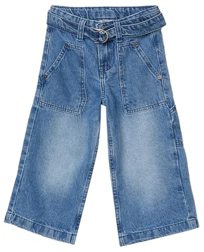 Max Girl's Regular Trousers (S525CFD10_Dark Blue