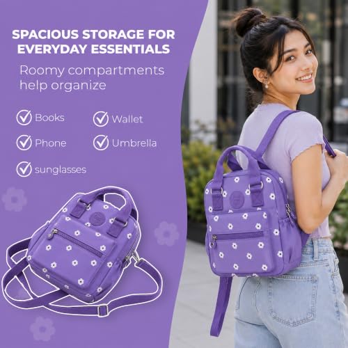 MOCA Stylish Large Capacity Backpack Bags for Women & Girls - Waterproof, Casual, Multi-Compartment Backpack - Travel, College, Office Use Bag for Girls
