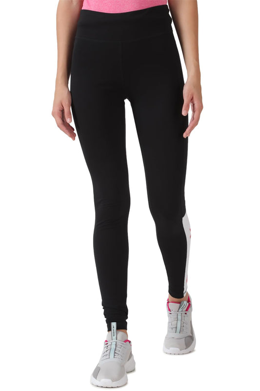 Reebok Womens Training Essentials Linear Logo Leggings Black