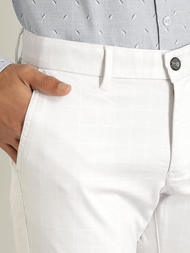 Indian Terrain Men Brooklyn Fit Casual Trouser Grey