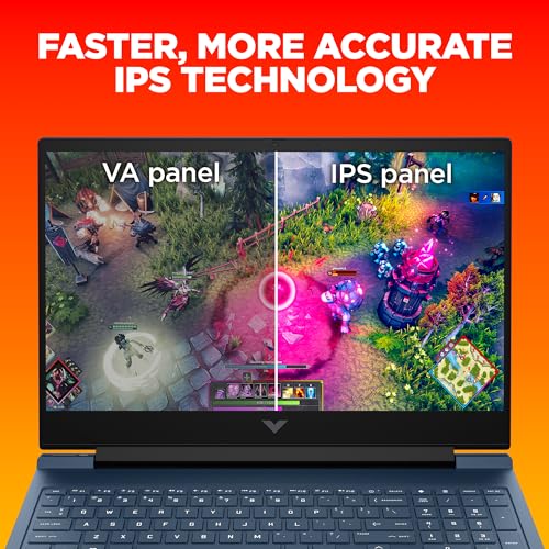 HP Victus, AMD Ryzen 7 7840Hs, 6 GB RTX 3050 AI Gaming Laptop (16GB DDR5, 1TB SSD) 144Hz, IPS, 16.1"/40.9cm, FHD, Win 11 Home, MS Office, Blue, 2.29kg, RGB Backlit KB, B&O, S0089Ax