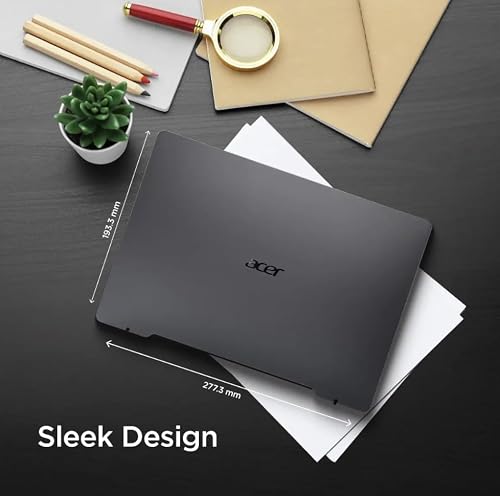Acer Aspire 3 (2026), Intel Celeron Dual Core N4500 - (8 GB/256 GB SSD/Intel UHD Graphics/Windows 11 Home) Thin and Light Laptop/11.6" HD/Steel Grey/1.0 Kg/MS Office 2024
