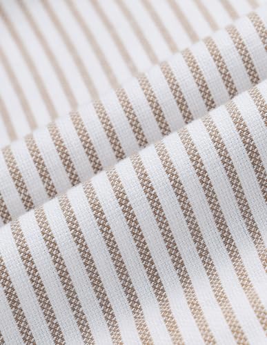 U.S. Polo Assn. Denim Co. Men's Vertical Striped Seersucker Shirt (UDSHT2232_Ochre_46)