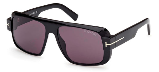Tom Ford TURNER FT 1101 Black/Smoke 58/15/140 Mens Sunglasses, Black/Smoke, 58/15/140