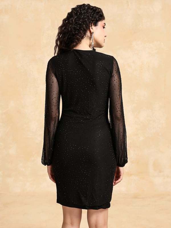 Kazo Esther Mini Dress Black