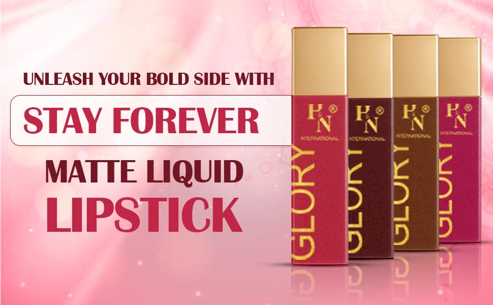 H&N International New Glory Matte Liquid LipColor, 12Hr Long Stay, TransferProof & SmudgeProof, 6ml, (Blame)