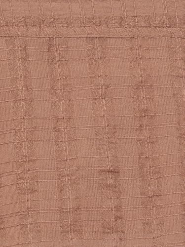 Max Women Textured Oversized Shirt (Brown_XXL)