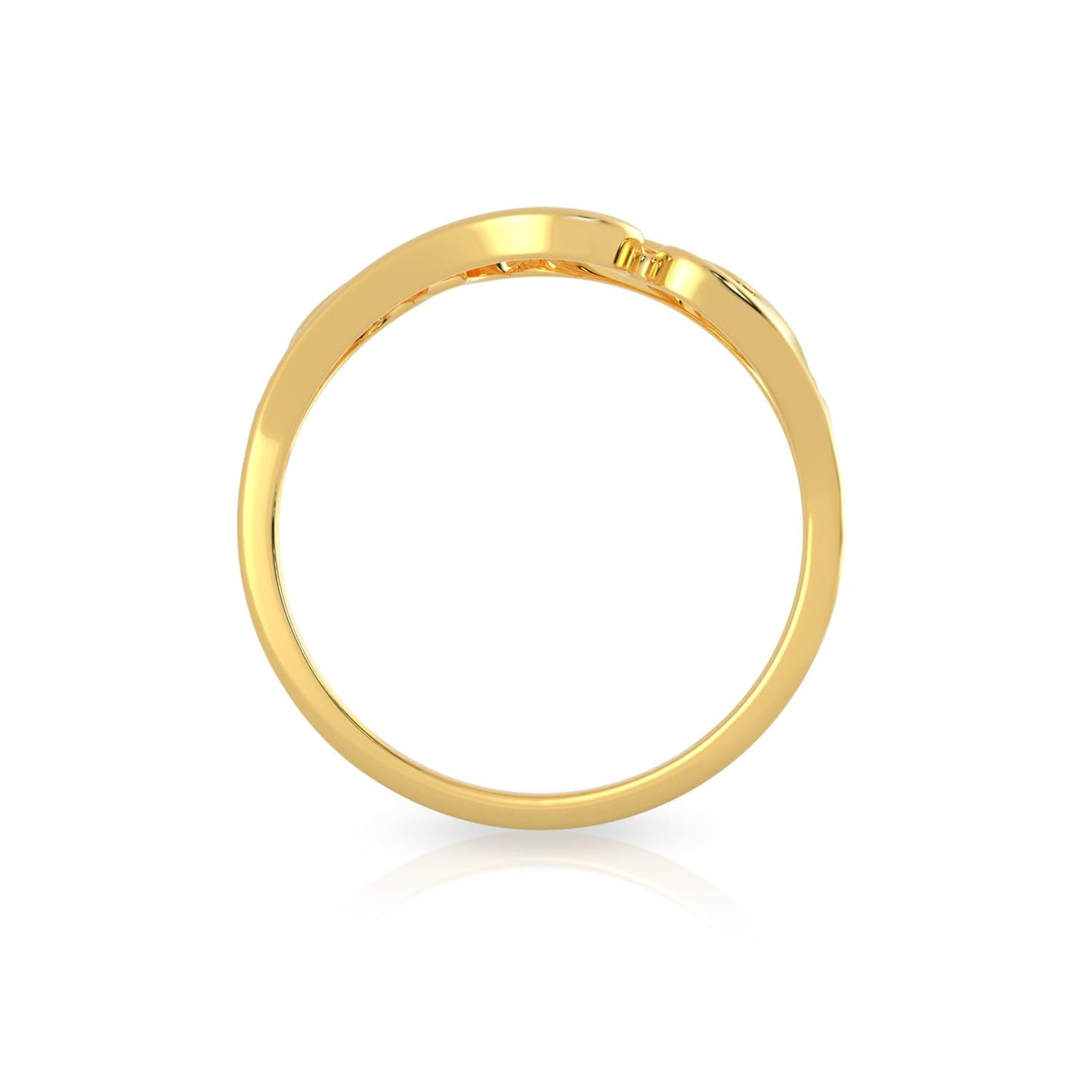 Malabar Gold & Diamonds Gold Ring for Women 22k | Pure Gold 22kt (916) BIS Hallmark Certified Finger Ring for Birthday, Engagement, Anniversary & Festive Gift