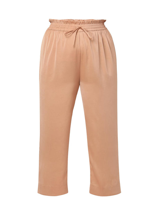 Vero Moda Curve Women's Straight Pants (120831801- Doe_XS)