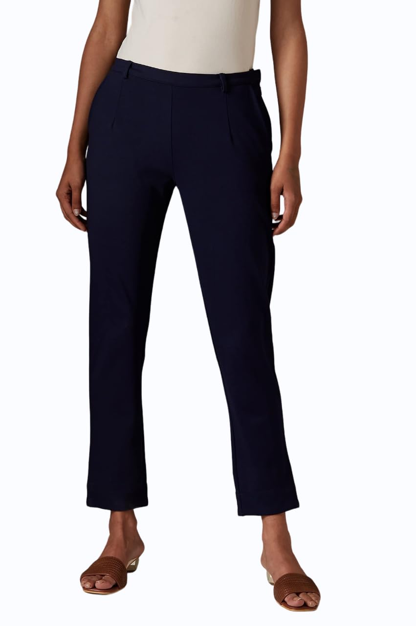 W Strechable Slim Pants for Women | Trousers for Women | W for Woman