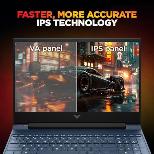 HP Smartchoice Victus, AMD Ryzen 7 7445HS, 6GB RTX 4050, 16GB DDR5(Upgradeable) 512GB SSD, 144Hz, IPS, 300 nits, 15.6''/39.6cm, Win11, Office24, Blue, 2.29kg, fb3130AX/3118AX, Gaming Laptop