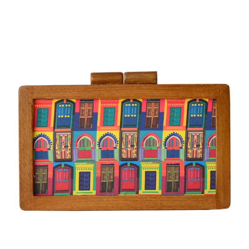 Artklim Multi-Door Colorful Clutch