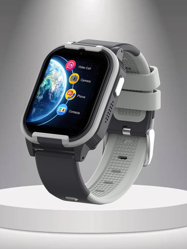 SPIKY Gnome Kids Smartwatch | with HD 4G Video & Voice Calling | IP67 Water Resistant, GPS - LBS Tracking - WiFi, Geo Fencing, SOS Button | Best Smartwatch for Kids Boys & Girls | Age 4 to 14 Years