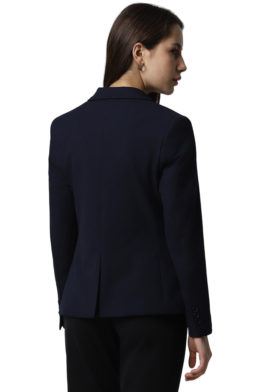 Van Heusen Women's Blazer (VWBZCRGB202387_Navy