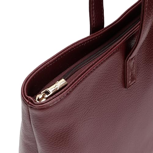 Fastrack Pebblepop Tote | Faux-Leather Women's Tote Bag | Textured Laptop Tote For Daily Use | 14-Inch Laptop Compatible