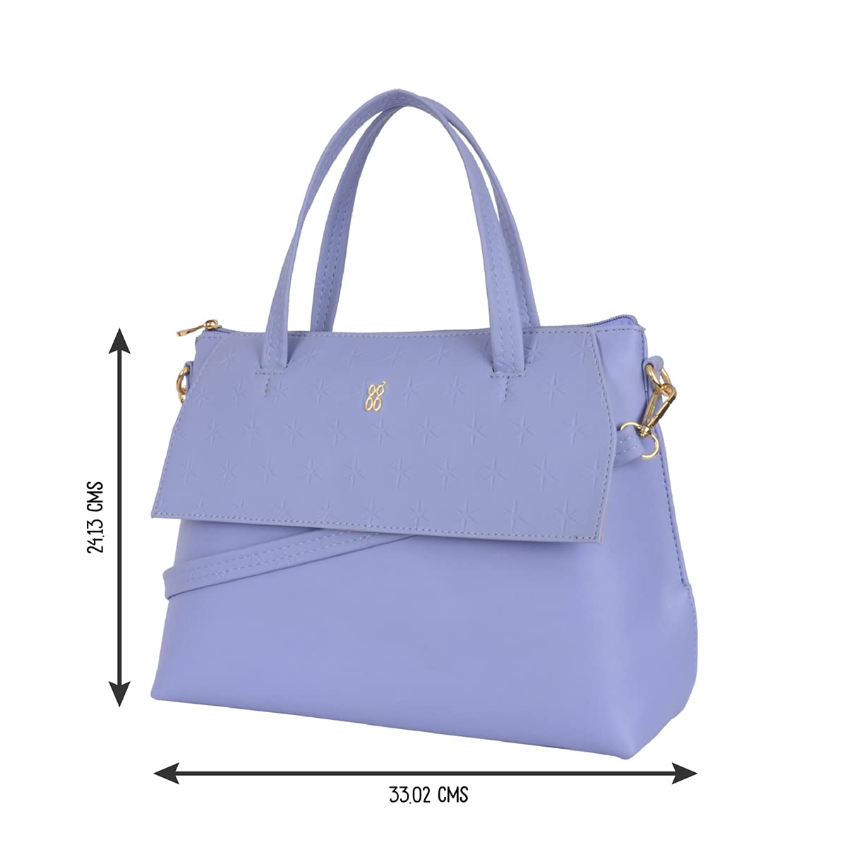 Baggit Womens Lxe Feao Tote Bag- Purple