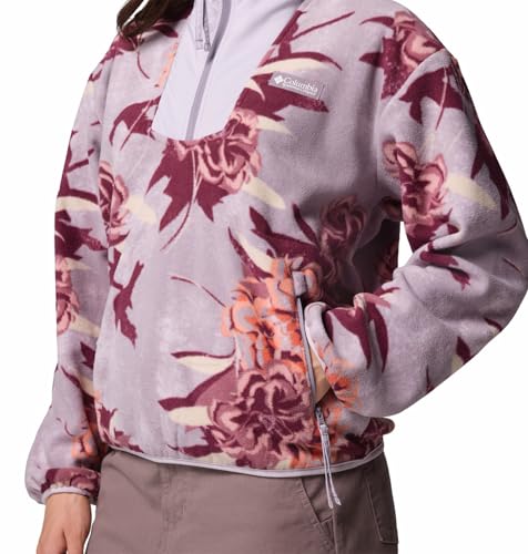 Columbia Women Purple Sequoia Grove Pullover, M