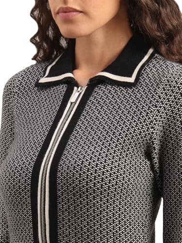 VERO MODA Women's Knee Length Dress Jet Black