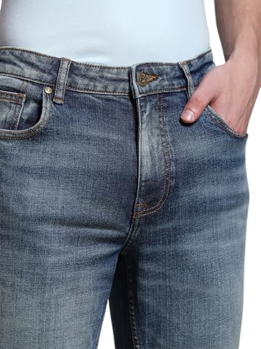 Jack & Jones Men's Slim Fit Low Rise Blue Jeans