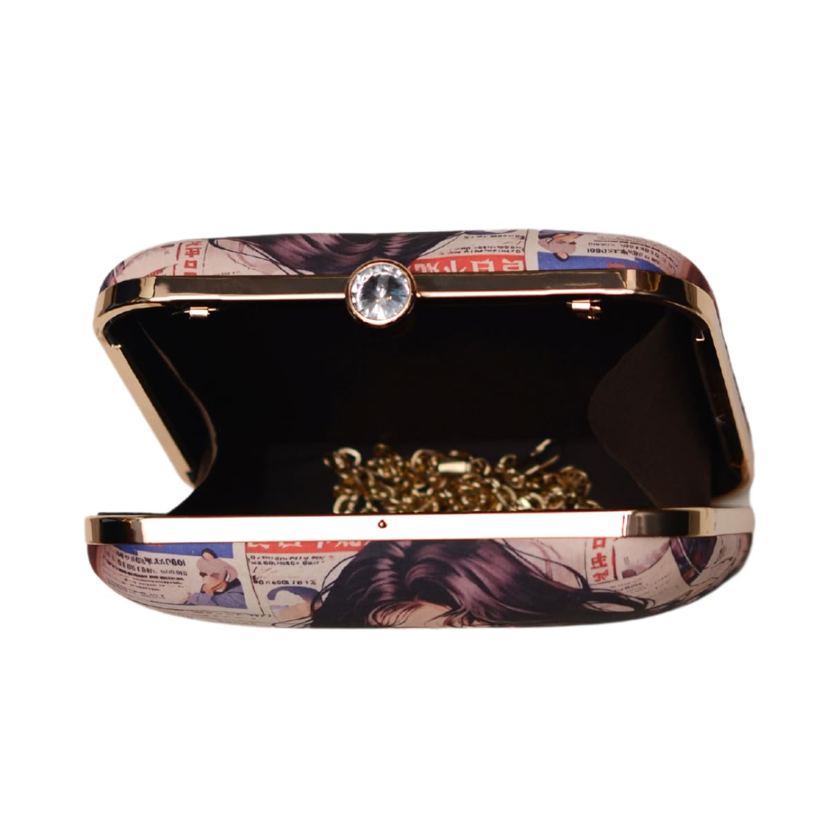 Artklim Anime Girl Printed Clutch