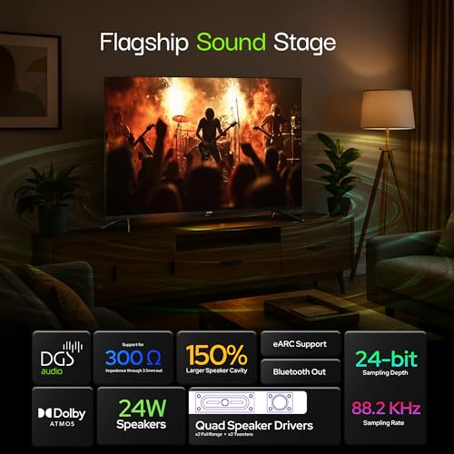 Lumio Vision 9 139cm (55 inches) 4K Ultra HD Smart QD-MiniLED Google TV EPIC1-ADSG