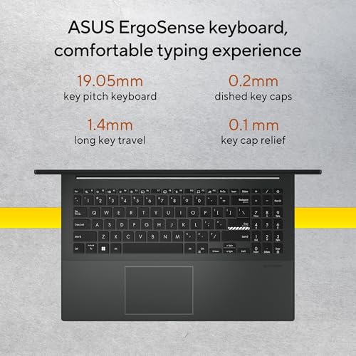 ASUS Vivobook Go 15 (2026),AMD Ryzen 5 7520U,AMD Radeon iGPU,16GB RAM,512GB SSD,FHD,15.6"(39.6 cm),Windows 11 Home,M365 Basic(1Y),Office 2024,Mixed Black,1.63 Kg,E1504FA-BQ2490WS,Thin & Light Laptop